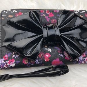 Betsey Johnson spring Floral Big Bow XL Wallet